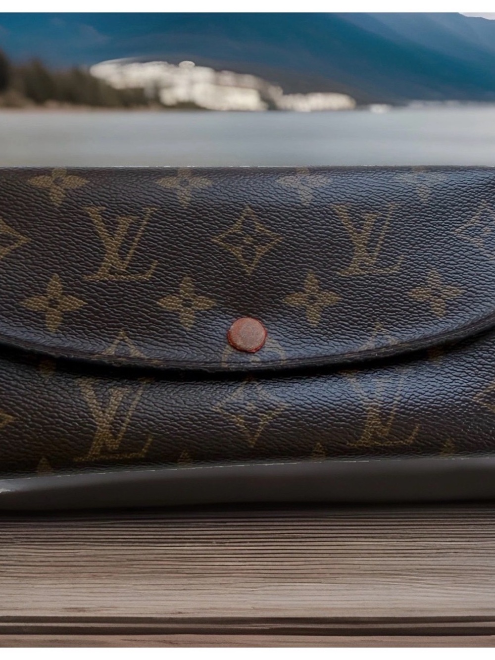 Louis Vuitton Emilie Monogram Brown Wallet with COA